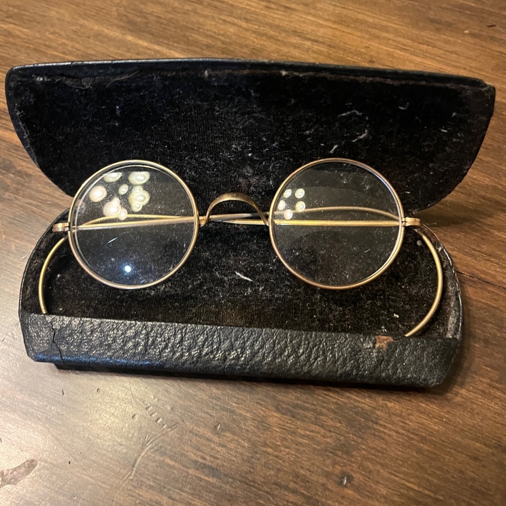 Vintage Gold glass rim frames from Brodnax Jewelers in Memphis TN